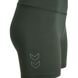 Hummel - FUNDAMENTAL MID WAIST SHORTS - Dames - Zwart - Jerseystof - BEECOOL® Technologie