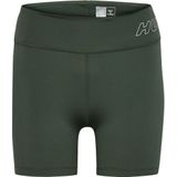 Hummel - FUNDAMENTAL MID WAIST SHORTS - Dames - Zwart - Jerseystof - BEECOOL® Technologie