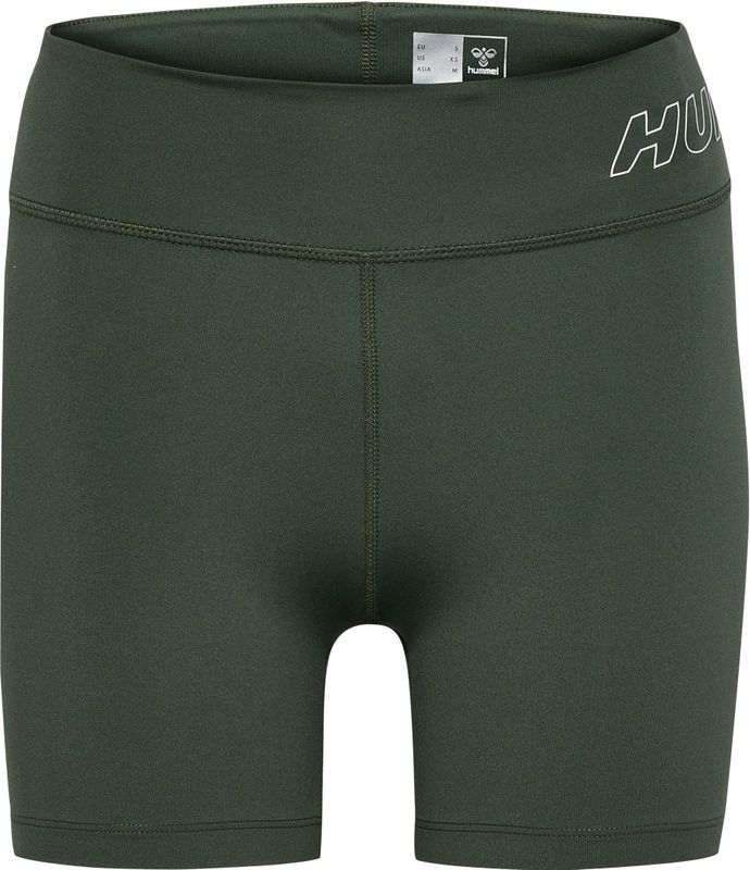 Hummel - FUNDAMENTAL MID WAIST SHORTS - Dames - Zwart - Jerseystof - BEECOOL® Technologie
