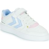 Sneakers - Leer/Mesh/Suède - Zwart - Vetering met Velcro Sluiting