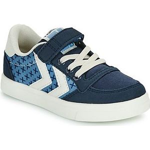 Hummel - Slimmer Stadil Low - Sneakers - Canvas/Suède - Kleur: Helder