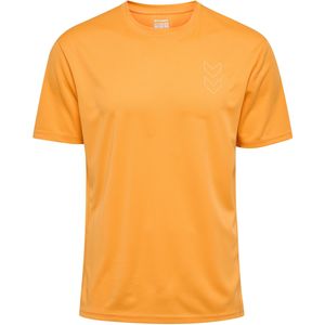 Hummel - hmlACTIVE PL JERSEY S/S - T-shirt - Zwart - 100% Polyester - Ademend