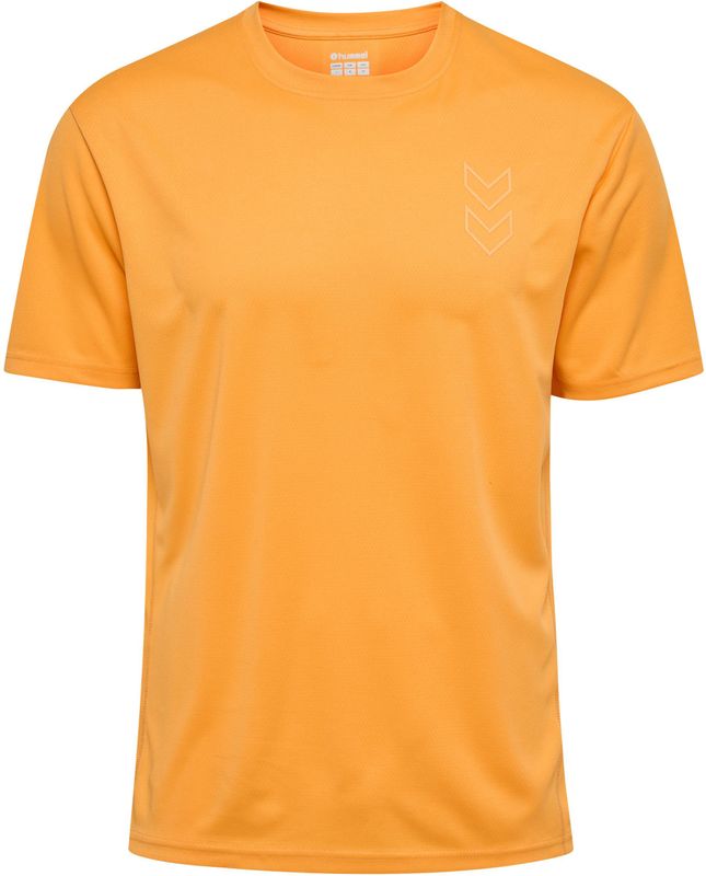 Hummel - hmlACTIVE PL JERSEY S/S - T-shirt - Zwart - 100% Polyester - Ademend