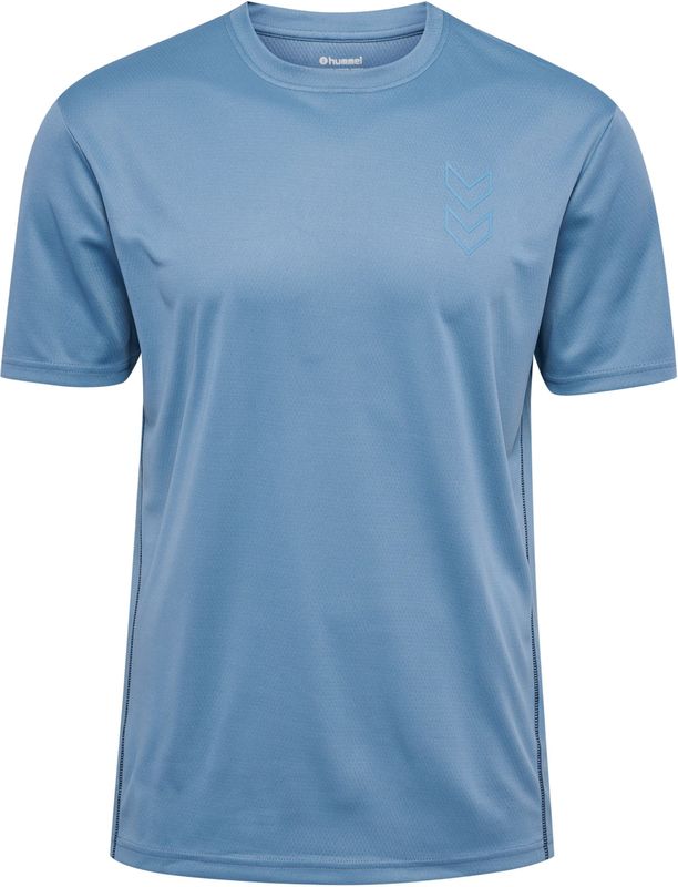 Hummel - hmlACTIVE PL JERSEY S/S - T-shirt - Korte Mouwen - Zwart - Ademend