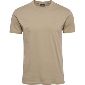 hmlACTIVE CO TEE - T-shirt - Katoen - Zwart - Visgraatprint