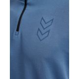 Hummel - hmlACTIVE PL HALF ZIP - Trainingsjack - Zwart - Met Hoge Kraag