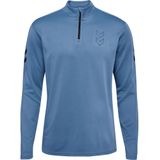 Hummel - hmlACTIVE PL HALF ZIP - Trainingsjack - Zwart - Met Hoge Kraag