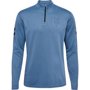 Hummel - hmlACTIVE PL HALF ZIP - Trainingsjack - Zwart - Met Hoge Kraag