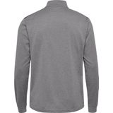 Hummel - hmlAUTHENTIC HALF ZIP SWEAT - Sweatshirt - Zwart - 100% Gerecycled Polyester