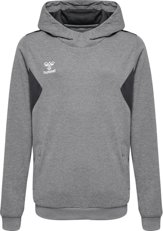 Hummel - Authentic Pl Hoodie - Sweater - Zwart - Polyester