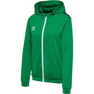 Hummel - AUTHENTIC PL ZIP HOODIE - Jack - Zwart - 100% Gerecycled Polyester