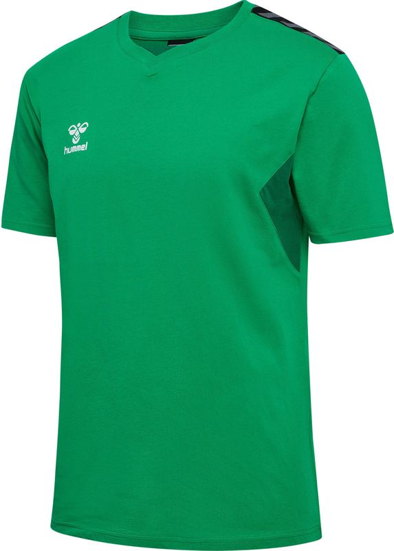 Hummel - hmlAUTHENTIC CO T-shirt - Katoen - Korte Mouwen