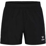 hummel - AUTHENTIC WOVEN PANTS - Korte Broek - Zwart - Polyester/Elastaan