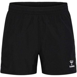 hummel - AUTHENTIC WOVEN PANTS - Korte Broek - Zwart - Polyester/Elastaan