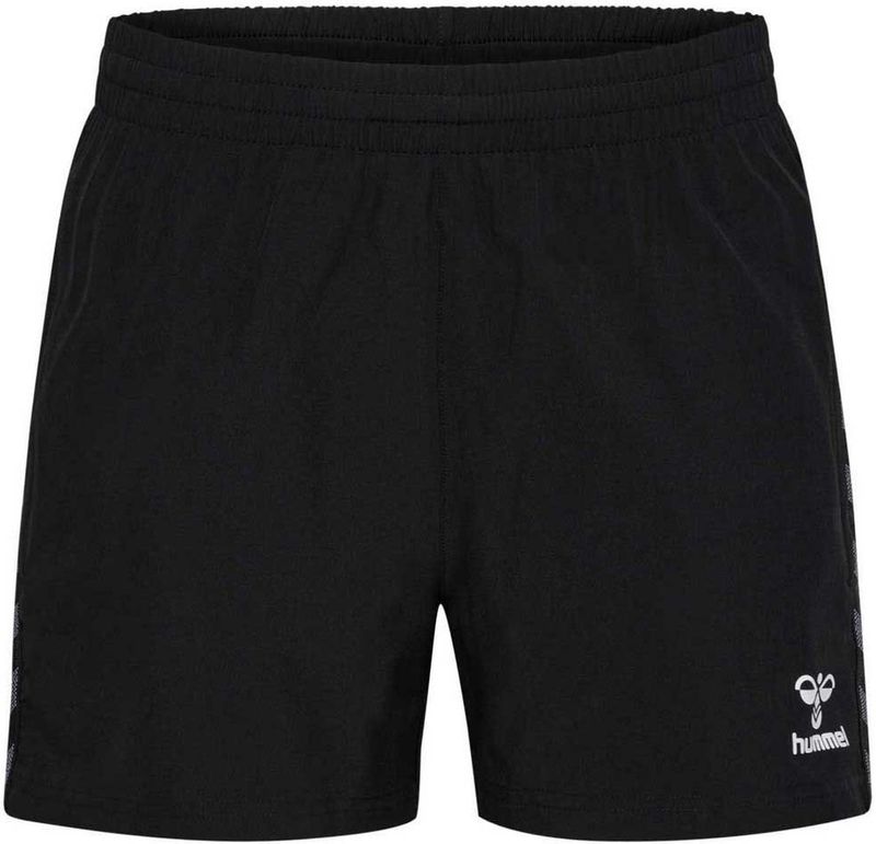 hummel - AUTHENTIC WOVEN PANTS - Korte Broek - Zwart - Polyester/Elastaan