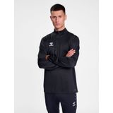 Hummel - hmlESSENTIAL HALF-ZIP - Sweatshirt - Zwart - Gerecycled Polyester