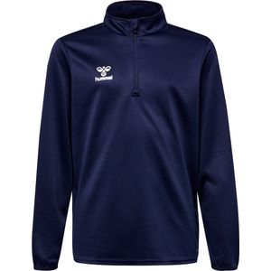 Hummel - ESSENTIAL HALF-ZIP - Sweater - Blauw - 100% Gerecycled Polyester