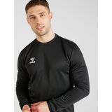 Hummel - hmlESSENTIAL Sweatshirt - Zwart - Gerecycled Polyester