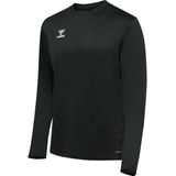 Hummel - hmlESSENTIAL Sweatshirt - Zwart - Gerecycled Polyester