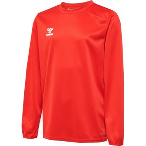 Hummel - hmlESSENTIAL Sweatshirt - Sportshirt - Zwart - 100% Gerecycled Polyester