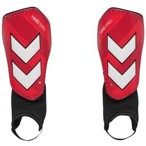 hummel HML Shin Guards Hard Shell, PROTÈGE-Tibias HML Hard Shell Unisexe-Adulte, Pompeian Red, M -