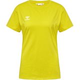 Hummel - Go 2.0 - Functioneel Shirt - Geel/Wit