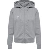 hmlGO - 2.0 ZIP HOODIE - Hoodie - Zwart - Biologisch Katoen/Gerecycled Polyester