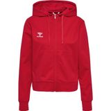hummel - Hmlgo 2.0 - Dameshoodie - True Red - Met Rits