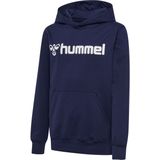 hmlGO - 2.0 Logo Hoodie - Kinderen - Zwart - Biologisch Katoen - Recycled Polyester