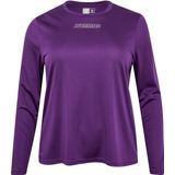 hummel - hmlTE CURVY T-Shirt - Langarm - Dehnbaar Mesh - Plus-Size