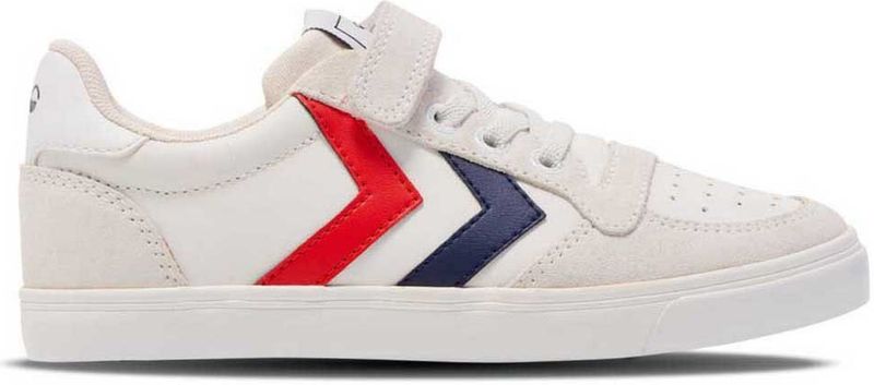 Hummel - Slimmer Stadil Leather Low - Kindertrainers - Suède - Waterafstotend