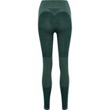 Hummel - hmlCLEA SEAMLESS MID WAIST TIGHTS - Leggings - Zwart - Middelhoge Taille