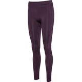 Hummel - Hmlmt Shaping Seamless MW Tights - Leggings - Plum Perfect