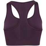 Hummel - Hmlmt Shaping Seamless Sports Top - Plum Perfect - Sporttop
