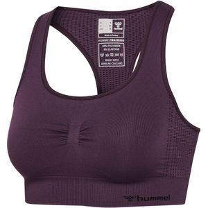 Hummel - Hmlmt Shaping Seamless Sports Top - Plum Perfect - Sporttop