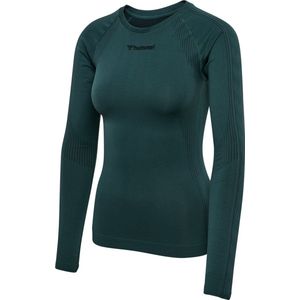 Hummel Damen T-Shirt Top Hmlhaping Seamless T-Shirt L S Green Gables