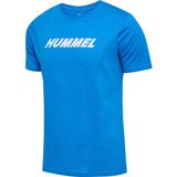 Hummel Elemental Logo Cotton T-shirt Met Korte Mouwen Blauw L Man