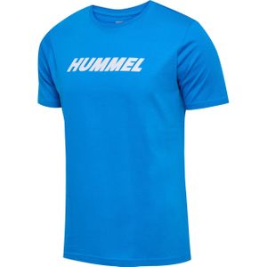Hummel Elemental Logo Cotton T-shirt Met Korte Mouwen Blauw L Man