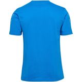 Hummel - Hmlelemental Chevron Cotton Tee - T-shirt - Indigo Bunting