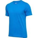 Hummel - Hmlelemental Chevron Cotton Tee - T-shirt - Indigo Bunting