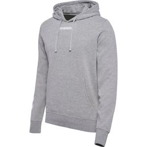 Hummel - Hmlelemental Hoodie - Grey Melange - Sweatshirt