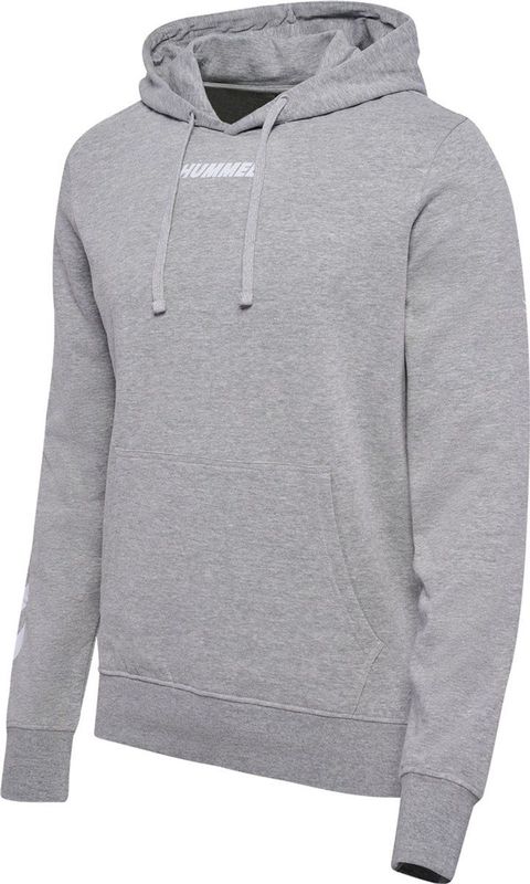 Hummel - Hmlelemental Hoodie - Grey Melange - Sweatshirt