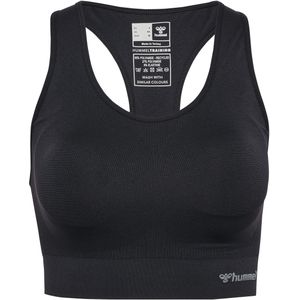 Hummel - Tif Padded Seamless - Sporttop - Zwart - Naadloos, BEECOOL® Technologie, Gerecycled Materiaal