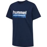 Hummel - Hmltukas T-Shirt - Black Iris - Kinder T-Shirt