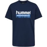 Hummel - Hmltukas T-Shirt - Black Iris - Kinder T-Shirt