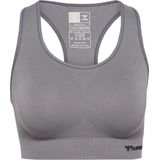 hummel - hmlTIF Seamless Sports Top - Sporttop - Zwart - Gerecycled Polyamide