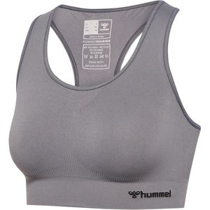 hummel - hmlTIF Seamless Sports Top - Sporttop - Zwart - Gerecycled Polyamide