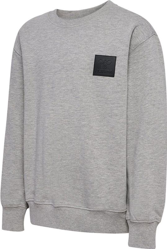 Hummel - Hmlclean Sweatshirt - Grijs Melange - Kinder Hoodie