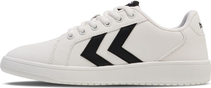 Hummel - Derby Court LC - Kindersportschoenen - Wit - Synthetisch Leer