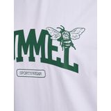 Hummel Loose University Bee T-shirt Met Korte Mouwen Wit L Man